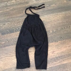 Girls Black Romper